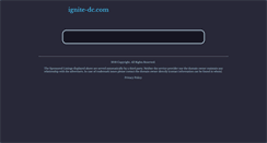 Desktop Screenshot of ignite-dc.com