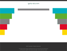 Tablet Screenshot of ignite-dc.com